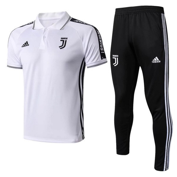 Polo Conjunto Completo Juventus 2019-2020 Blanco Negro